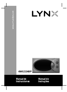 Manual de uso Lynx 4WG324BP Microondas