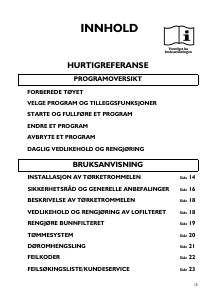 Bruksanvisning Whirlpool AZA-HP 7673 Tørketrommel