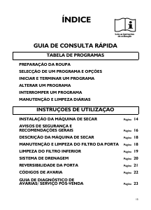 Manual Whirlpool AZA-HP 9950 Máquina de secar roupa