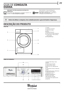 Manual Whirlpool DDLX 80116 Máquina de secar roupa