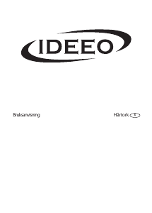 Bruksanvisning Ideeo 001301586 Hårtork