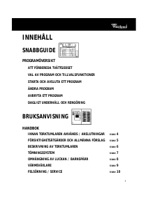 Bruksanvisning Whirlpool Dry 100 W Torktumlare