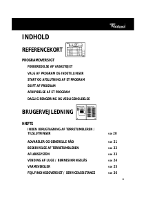 Brugsanvisning Whirlpool Dry 100 W Tørretumbler