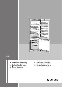 Mode d’emploi Siemens KI28SA50 Réfrigérateur combiné