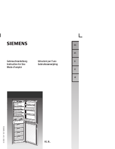 Handleiding Siemens KI32NA50 Koel-vries combinatie