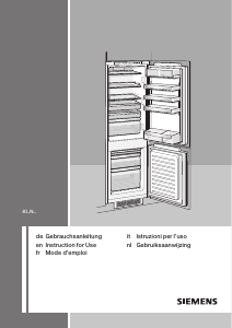 Manuale Siemens KI34NP60 Frigorifero-congelatore