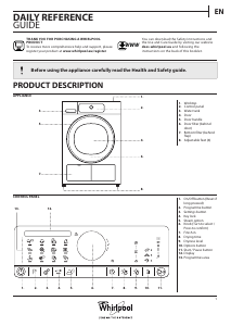 Manual Whirlpool HSCX 80310 Dryer