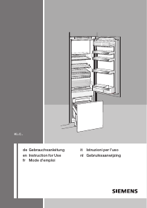 Mode d’emploi Siemens KI38CP60 Réfrigérateur combiné