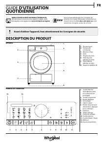 Mode d’emploi Whirlpool HSCX 80427 Sèche-linge