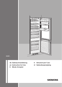 Mode d’emploi Siemens KI39FP60 Réfrigérateur combiné