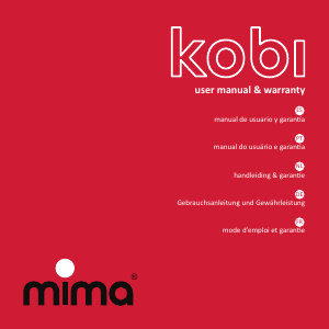 Manual de uso Mima Kobi Cochecito