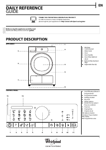 Manual Whirlpool HSCX 90532 Dryer