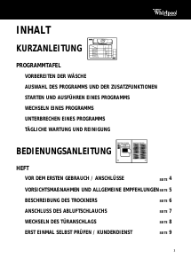 Bedienungsanleitung Whirlpool Kingsize AO Trockner