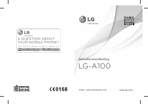 Handleiding LG A100 Mobiele telefoon