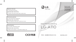 Handleiding LG A110 Mobiele telefoon