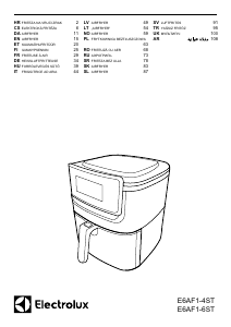 Návod Electrolux E6AF1-4ST Fritéza