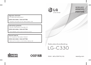 Handleiding LG C330 Mobiele telefoon