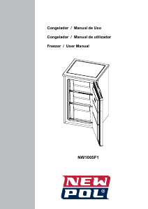 Handleiding New Pol NW1005F1 Vriezer