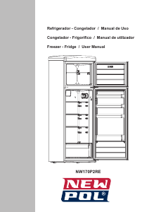 Manual de uso New Pol NW170P2RE Frigorífico combinado