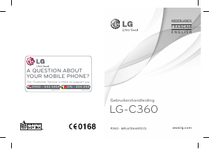 Handleiding LG C360 Mobiele telefoon