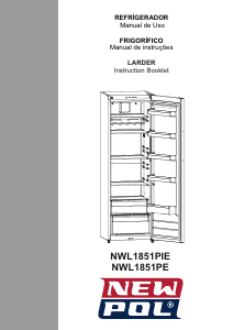 Handleiding New Pol NWL1851PE Koelkast