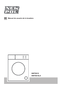 Manual de uso New Pol NWT0810LX Lavadora