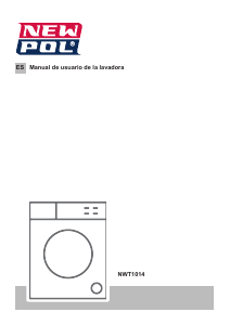 Manual de uso New Pol NWT1014 Lavadora