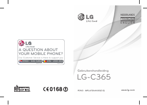 Handleiding LG C365 Mobiele telefoon
