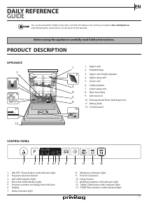 Manual Privileg RIO 3C23 A E 6.5 X Dishwasher