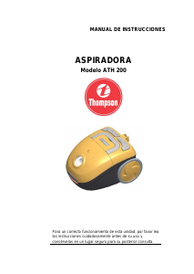 Manual de uso Thompson ATH 200 N Aspirador