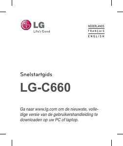 Handleiding LG C660 Mobiele telefoon