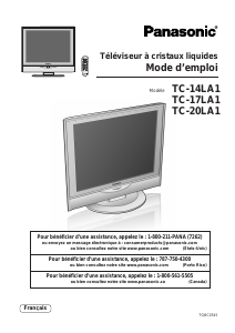 Mode d’emploi Panasonic TC-14LA1 Téléviseur LCD