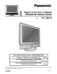 Manual de uso Panasonic TC-15LT1 Televisor de LCD