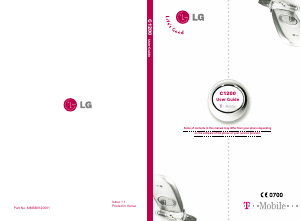 Handleiding LG C1200 Mobiele telefoon