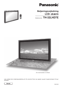 Brugsanvisning Panasonic TH-32LHD7EK LCD TV