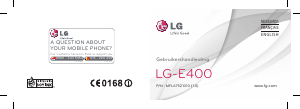 Handleiding LG E400 Mobiele telefoon
