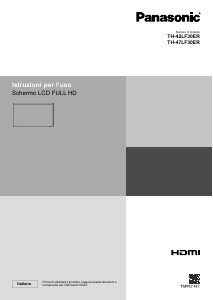 Manuale Panasonic TH-47LF30ER LCD televisore