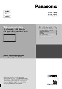 Manuale Panasonic TH-50LFB70E LCD televisore