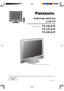Brugsanvisning Panasonic TX-14LA1F LCD TV
