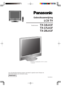Handleiding Panasonic TX-14LA1F LCD televisie