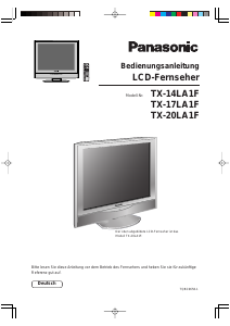 Bedienungsanleitung Panasonic TX-14LA1F LCD fernseher