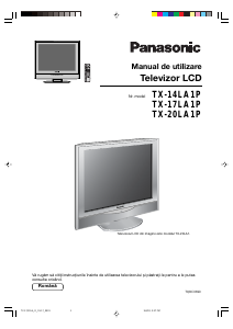 Manual Panasonic TX-14LA1P Televizor LCD