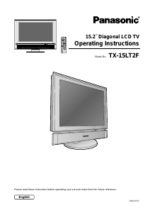 Handleiding Panasonic TX-15LT2F LCD televisie