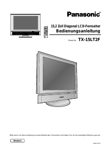 Bedienungsanleitung Panasonic TX-15LT2F LCD fernseher