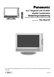 Brugsanvisning Panasonic TX-15LV1F LCD TV