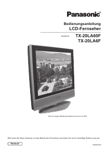 Bedienungsanleitung Panasonic TX-20LA60F LCD fernseher
