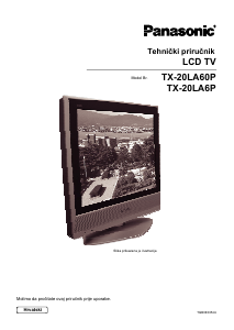 Priručnik Panasonic TX-20LA60P LCD televizor