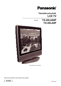 Priručnik Panasonic TX-20LA6P LCD televizor