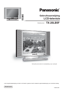 Handleiding Panasonic TX-20LB5F LCD televisie