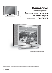 Manuale Panasonic TX-20LB5F LCD televisore